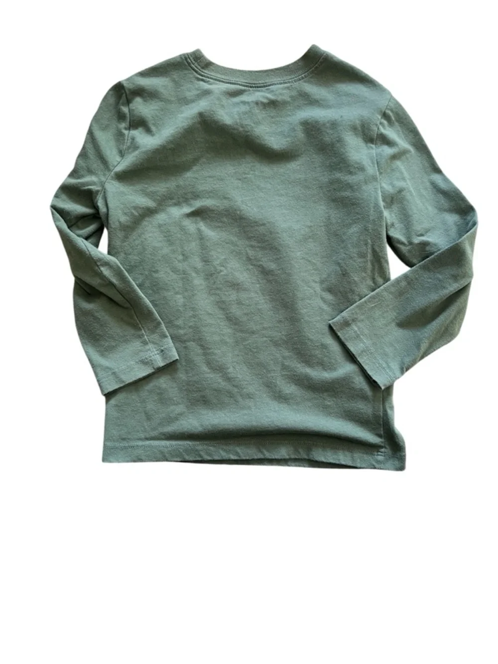Carter’s Boys Green Long Sleeve T-Rex Skeleton Tshirt | XSmall